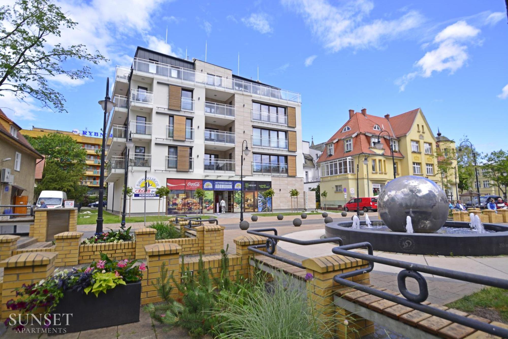 Sunset Apartments - Kormoran - Plaza 300M Swinoujscie Bagian luar foto